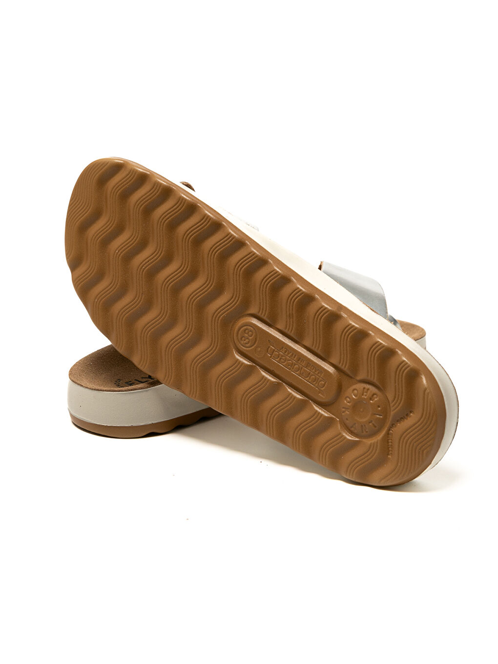 Gri Kadın Terlik 77 J68 ZC Slipper 6331-Silver-5