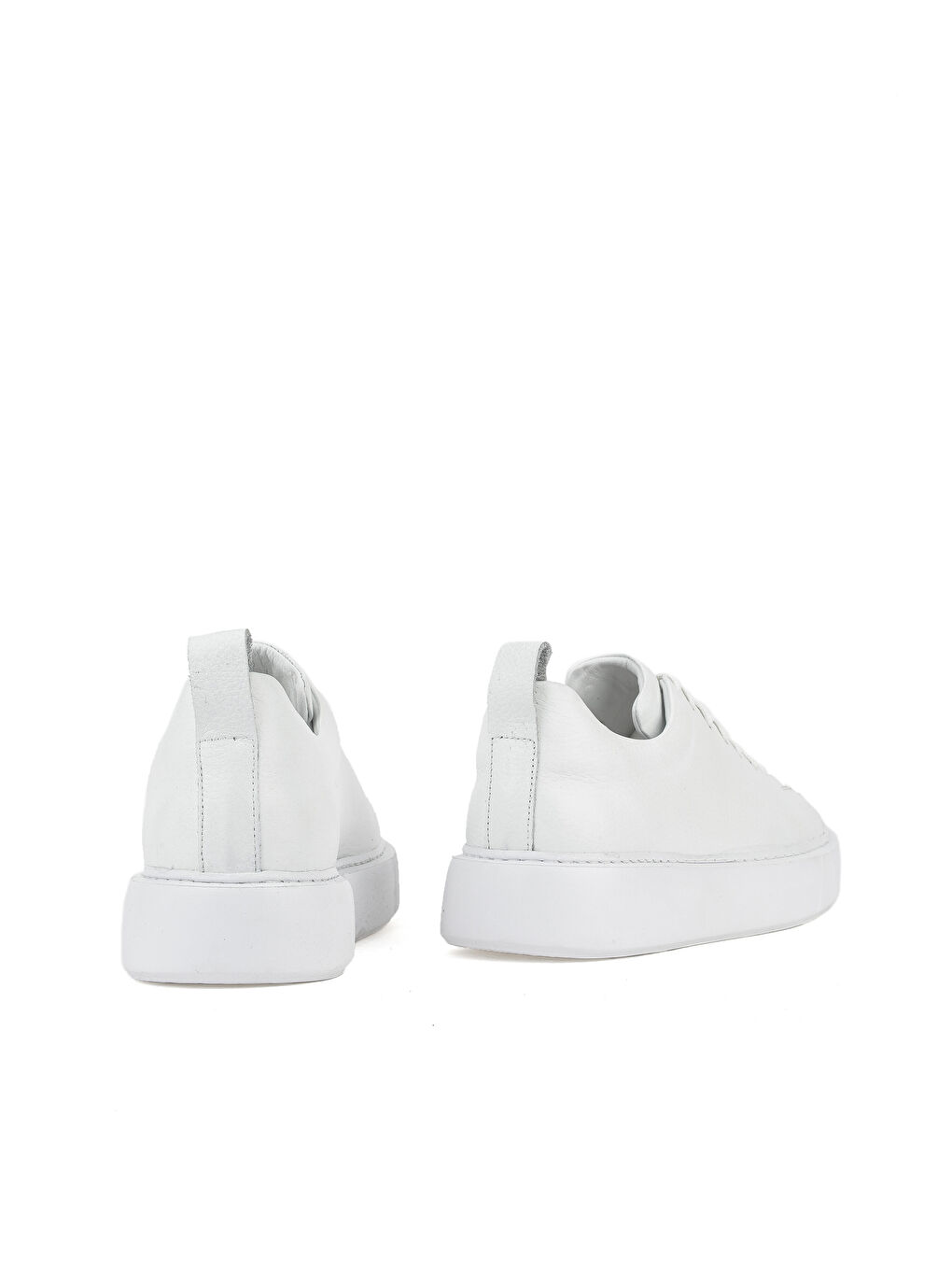 Erkek Hakiki Deri Sneaker 1511026Z875Y Beyaz-2