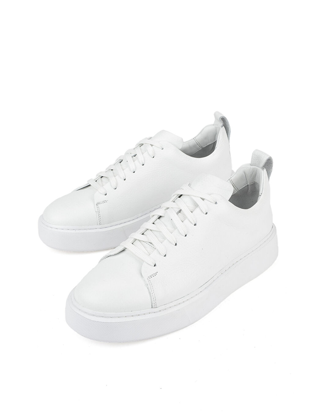 Erkek Hakiki Deri Sneaker 1511026Z875Y Beyaz-4