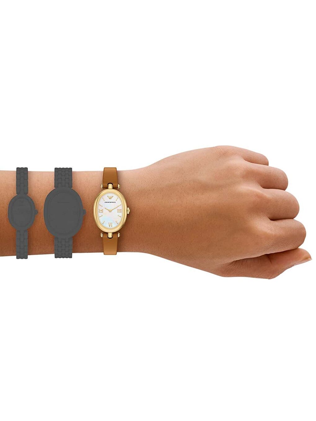 Kahverengi AR11780 Kadın Kol Saati-3