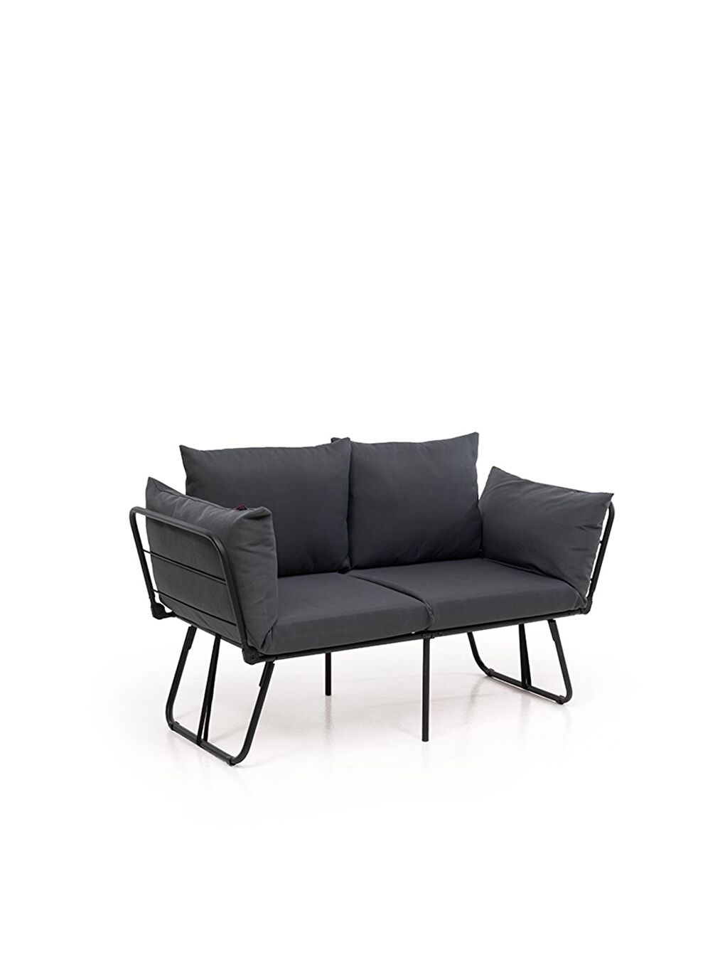 Viper İkili Katlanır Su Geçirmez Bahçe Koltuğu - Antrasit-2