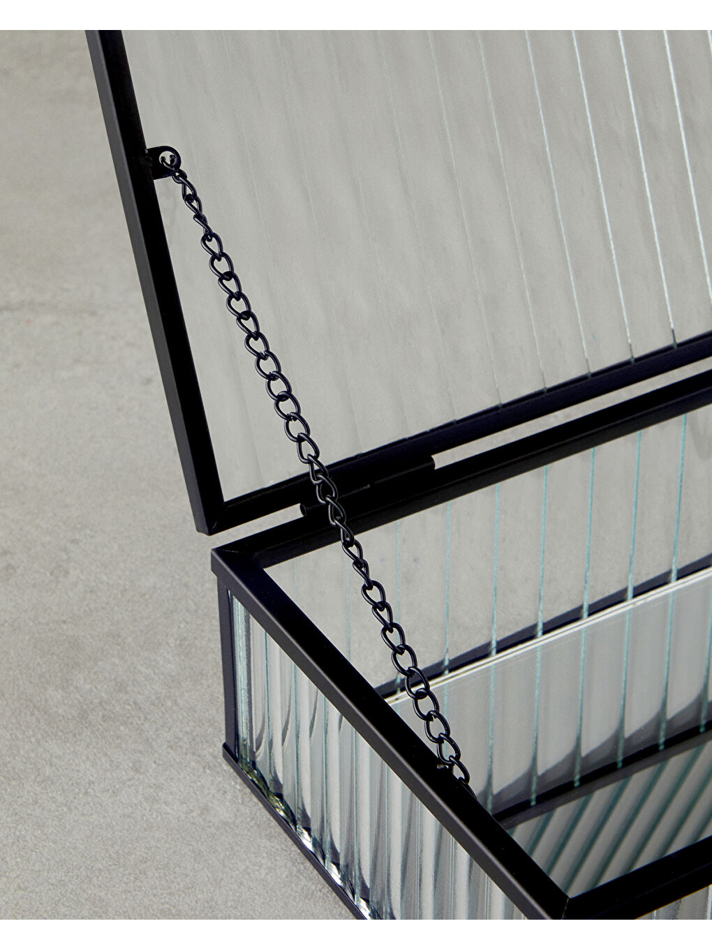 Glamour Cam Dekoratif Kutu Siyah-2