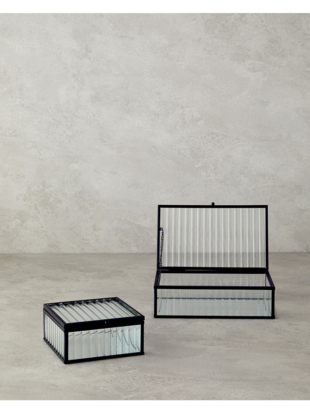 Glamour Cam Dekoratif Kutu Siyah-3