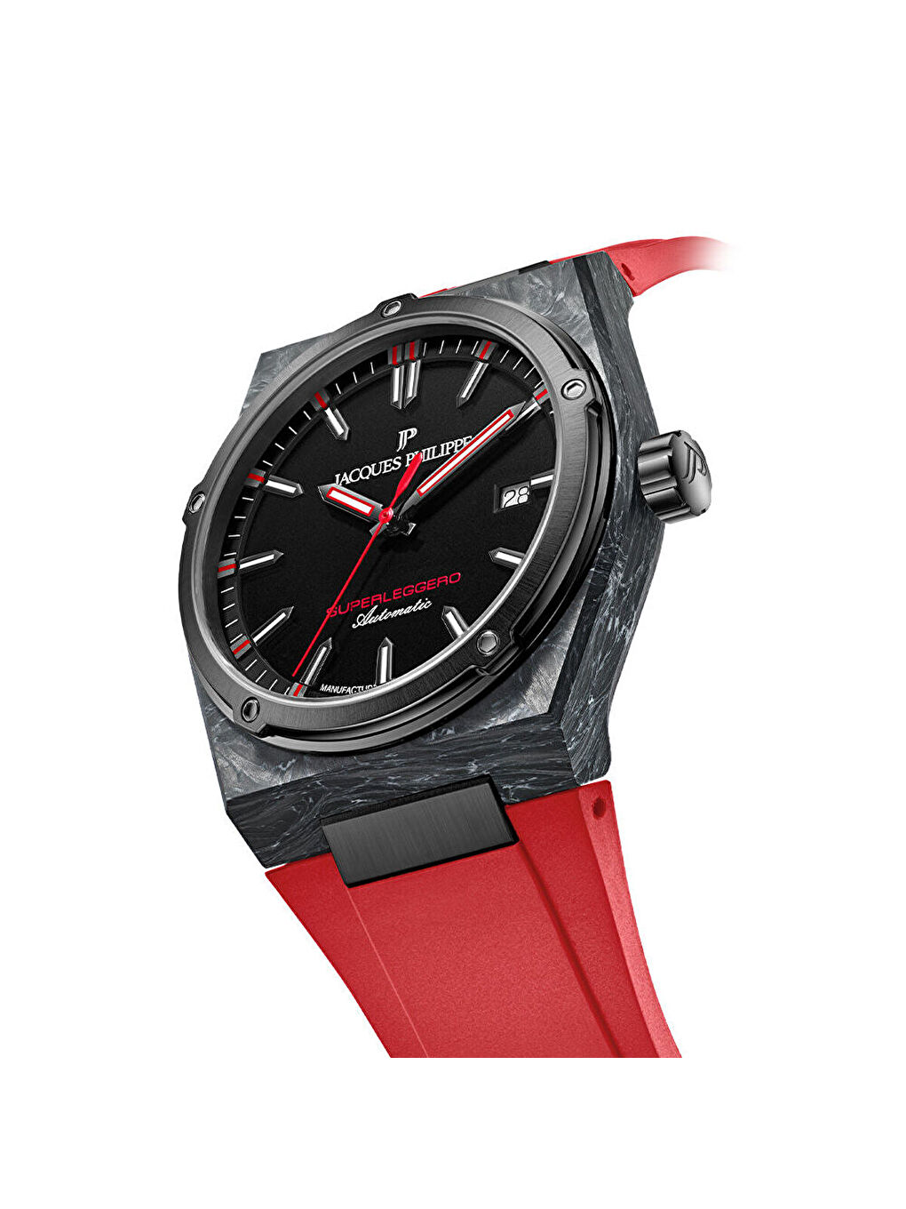 Kırmızı JPAGS54941XRD Erkek Kol Saati-2