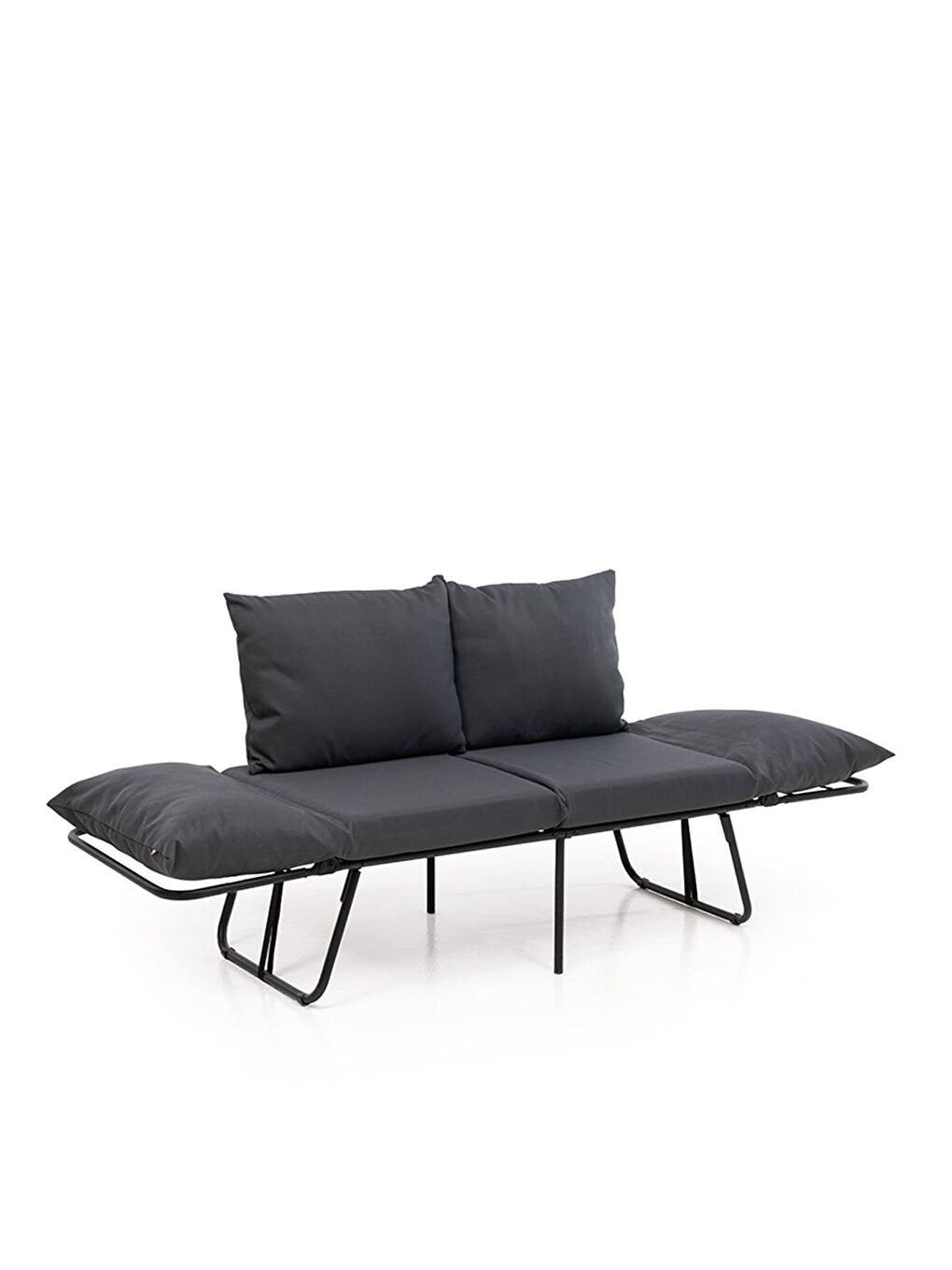 Viper İkili Katlanır Su Geçirmez Bahçe Koltuğu - Antrasit-6