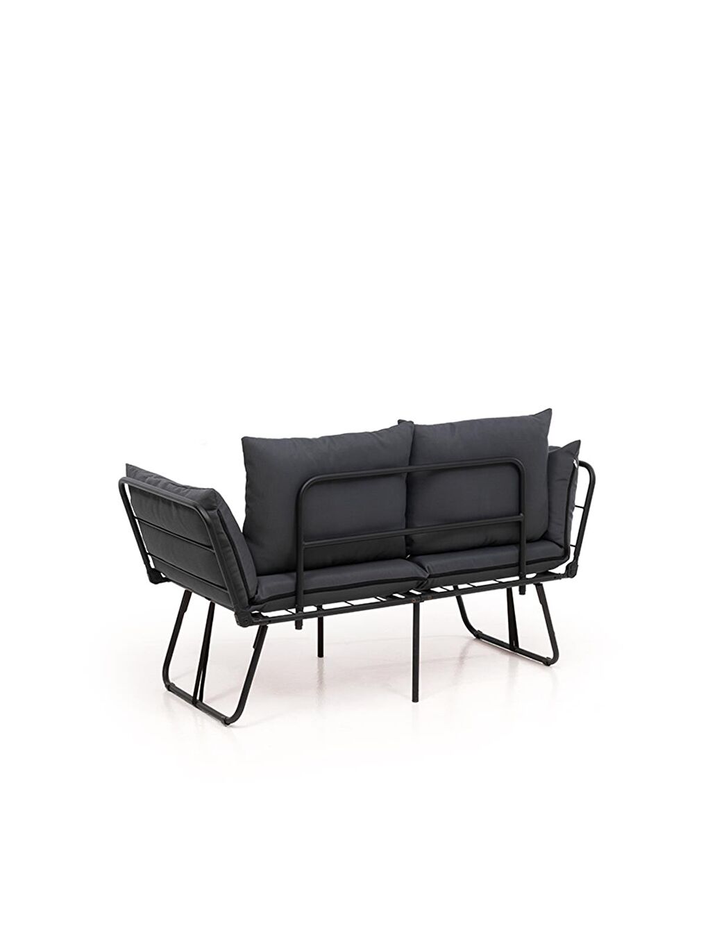 Viper İkili Katlanır Su Geçirmez Bahçe Koltuğu - Antrasit-7