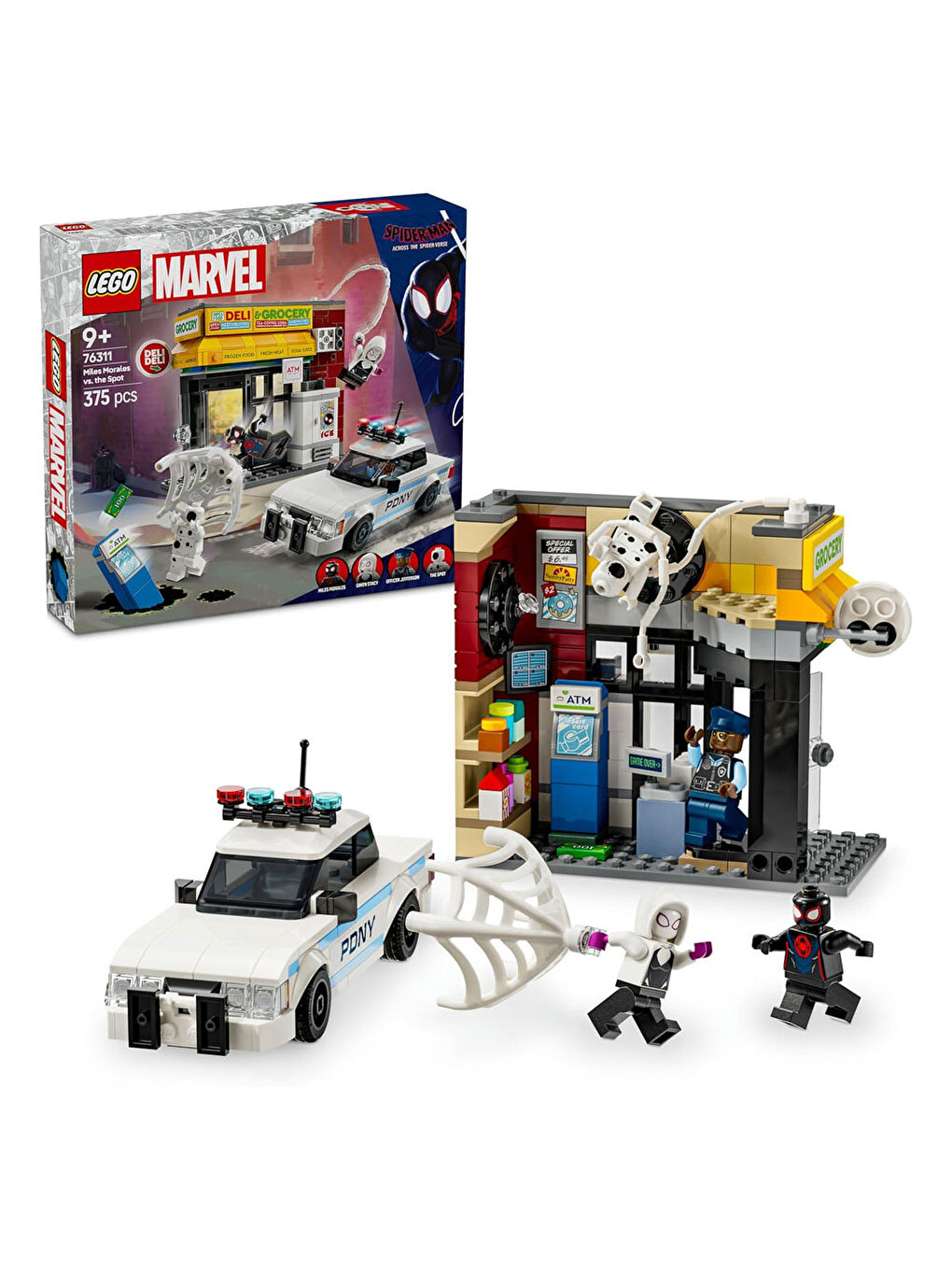 Marvel Spider Verse Miles Morales Spota Karşı 76311