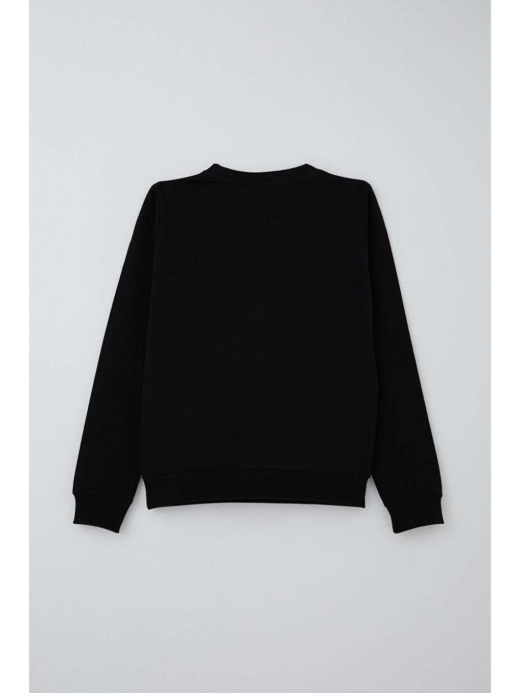 Kız Çocuk Etekli Takım Taş İşlemeli Fiyonk Aksesuarlı Siyah (6-12 Yaş)-3