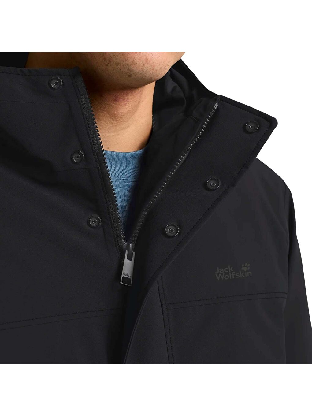Cold Camp Coat Erkek Siyah Outdoor Mont-2
