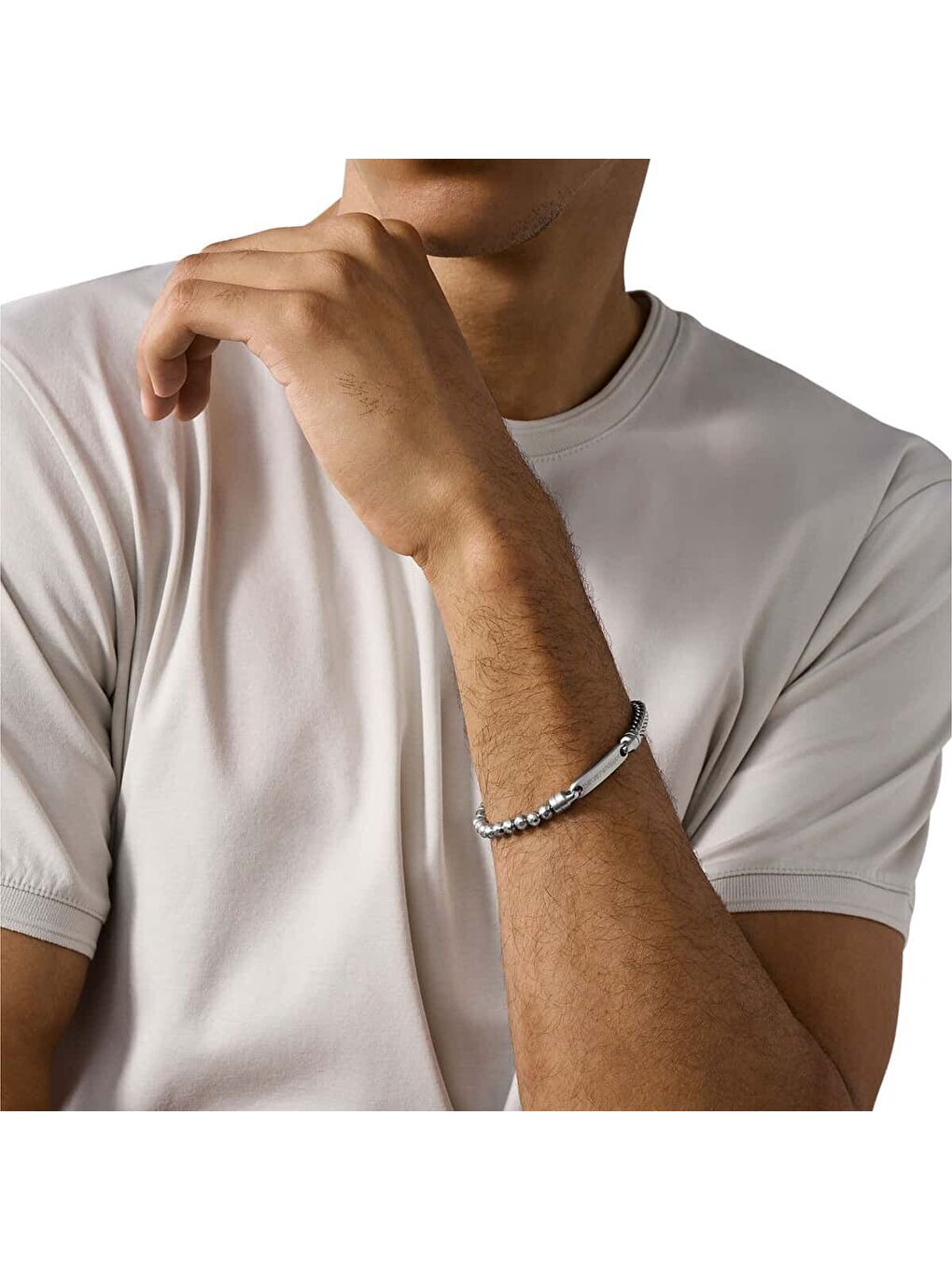 Gri AJEGS3181-040 Erkek Bileklik-2