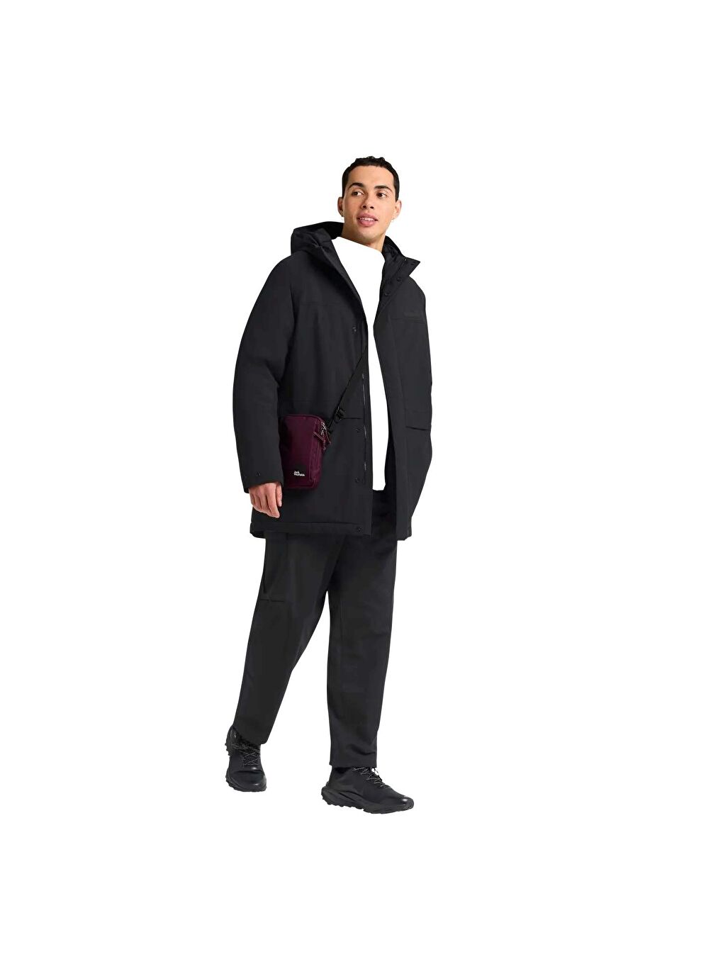 Cold Camp Coat Erkek Siyah Outdoor Mont-4