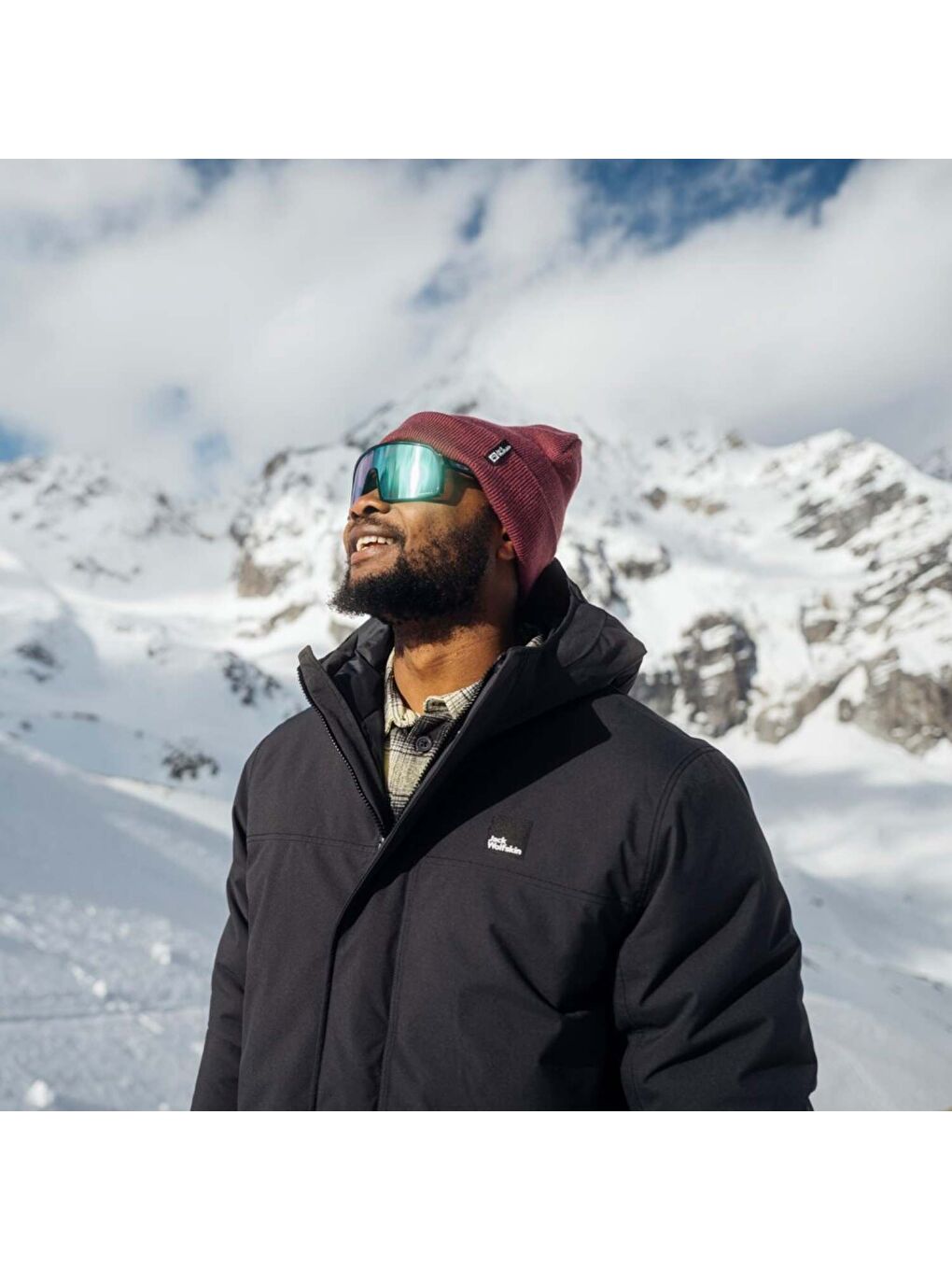 Cold Camp Coat Erkek Siyah Outdoor Mont-6