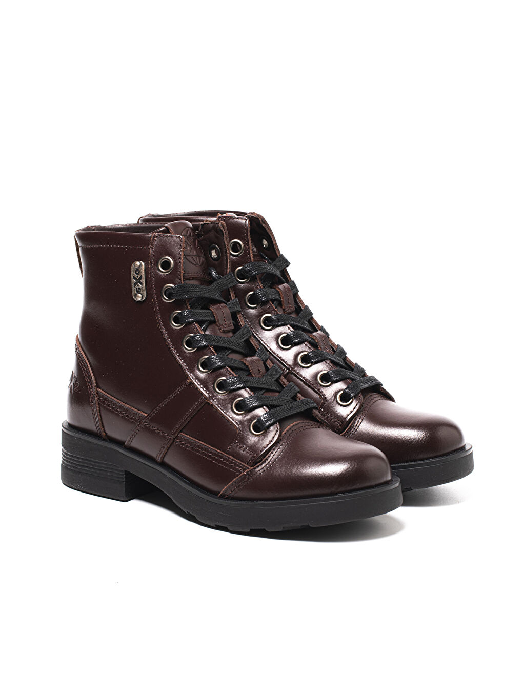 Bordo Kadın Çizme OXW002401 FRANK 0024 MID W LEATHER DK.Burgundy-2