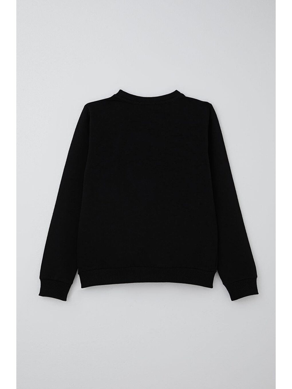 Kız Çocuk Etekli Takım Taş İşlemeli Fiyonk Aksesuarlı Siyah (6-12 Yaş)-3