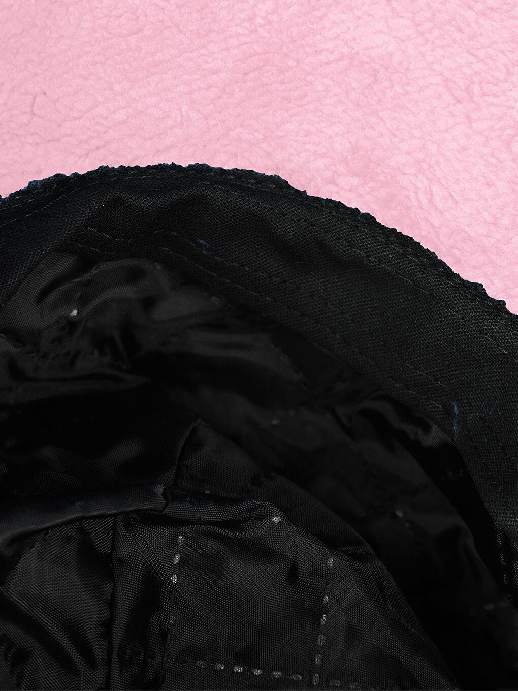 Pembe GARSON Pelüş FÖTR ŞAPKA 9-15 YAŞ - Pudra Standart-2