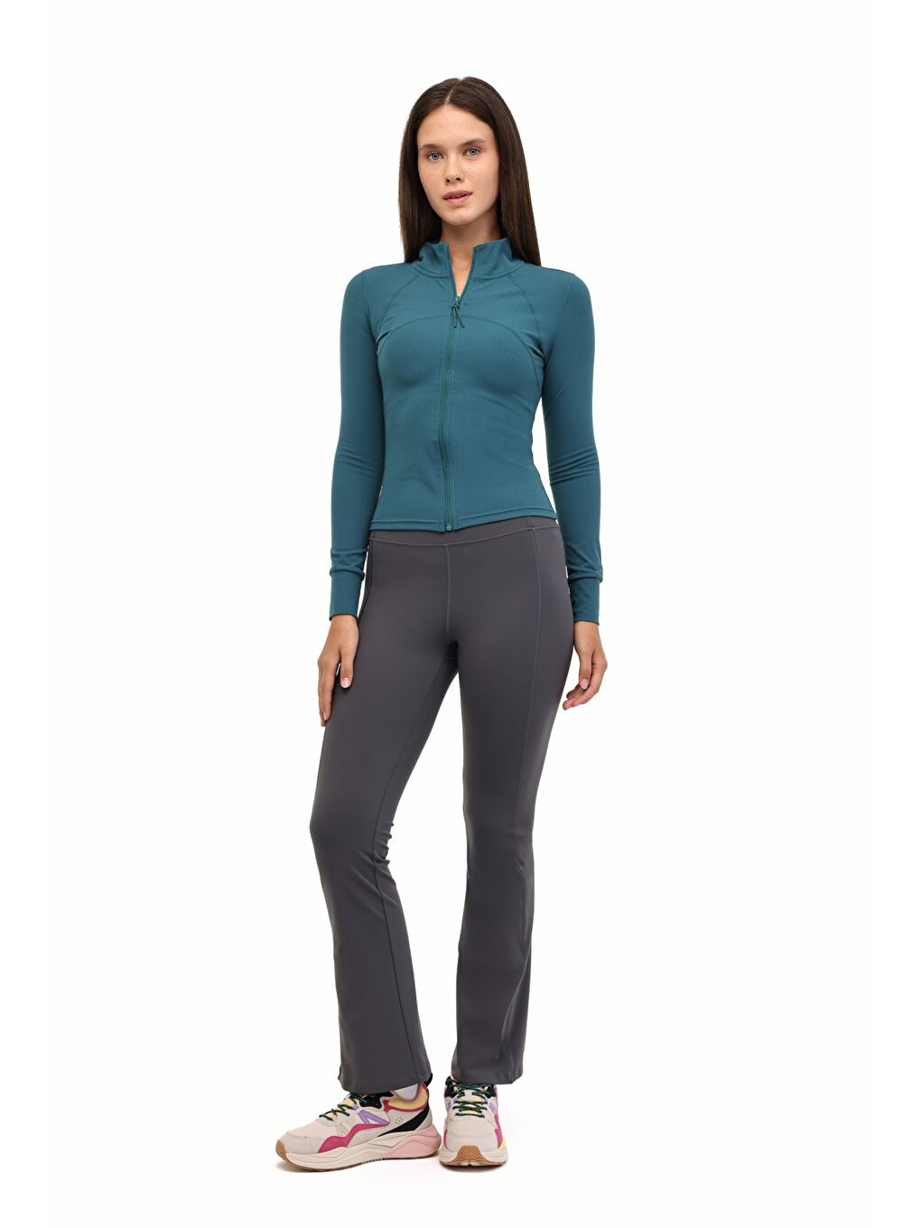 WL 23DARE 5PR Gri Kadın Tayt-2