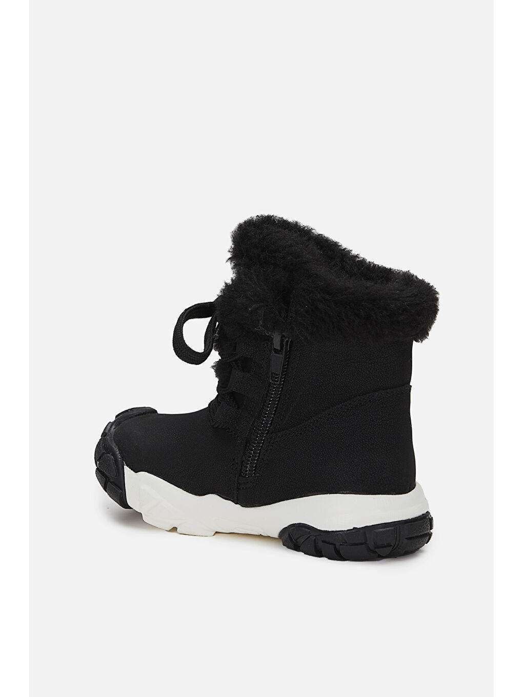 Dance Kürklü Kız Çocuk  Okul Öncesi Siyah Bot-2