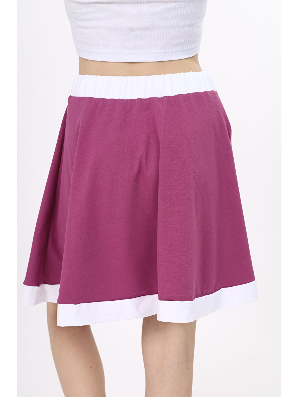 Mürdüm Kız Çocuk Etek-3