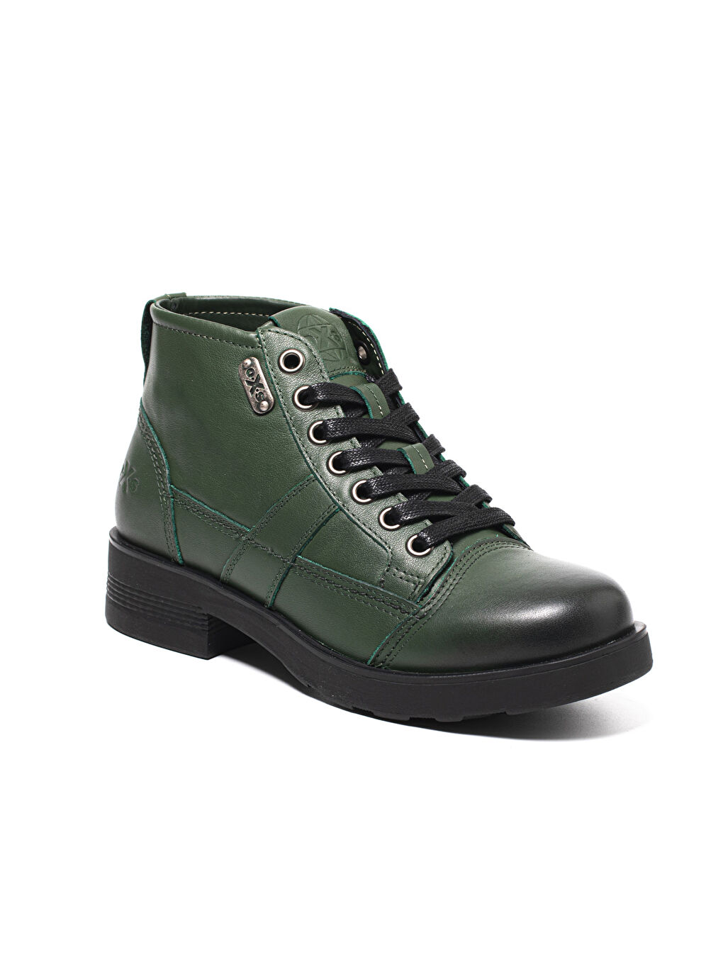 Yeşil Erkek Bot OXM003613 FRANK 0036 MID M LEATHER MIL.Green-1