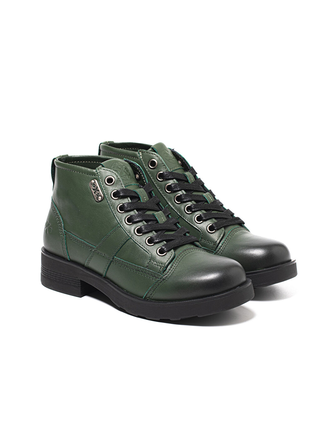 Yeşil Erkek Bot OXM003613 FRANK 0036 MID M LEATHER MIL.Green-2