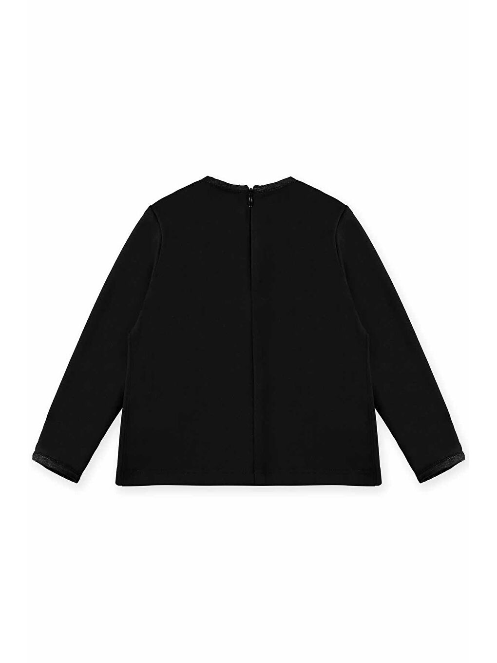 Kız Çocuk Uzun Kollu Tshirt Siyah-1