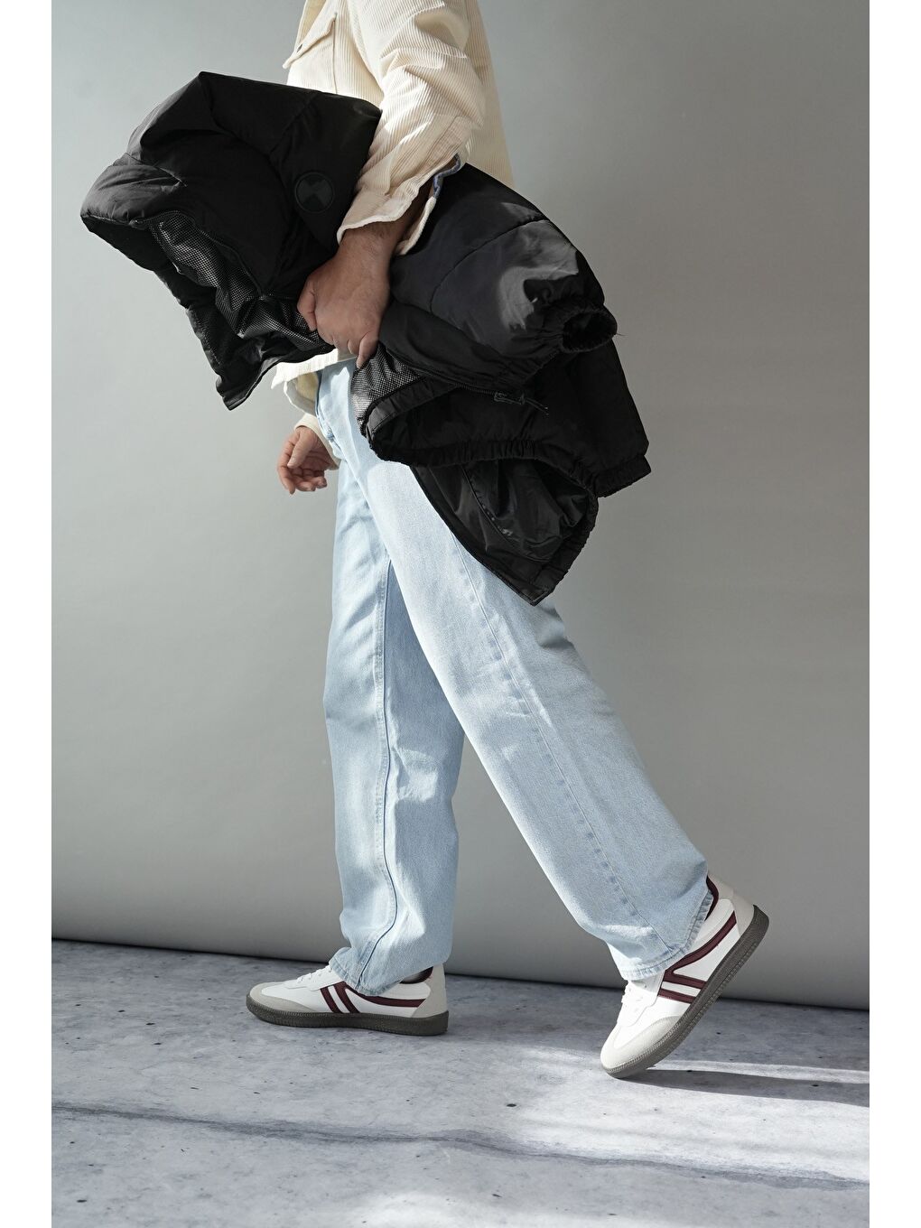 Beyaz GARCİA Unisex Ortopedik Günlük Bağcıklı Yürüyüş Koşu Sneaker Spor Ayakkabı-2