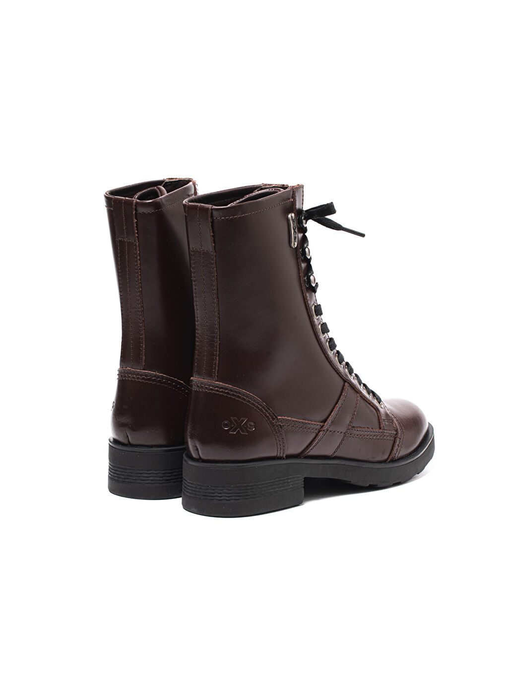 Bordo Kadın Çizme OXW002102 FRANK 0021 MID W LEATHER DK.Burgundy-3