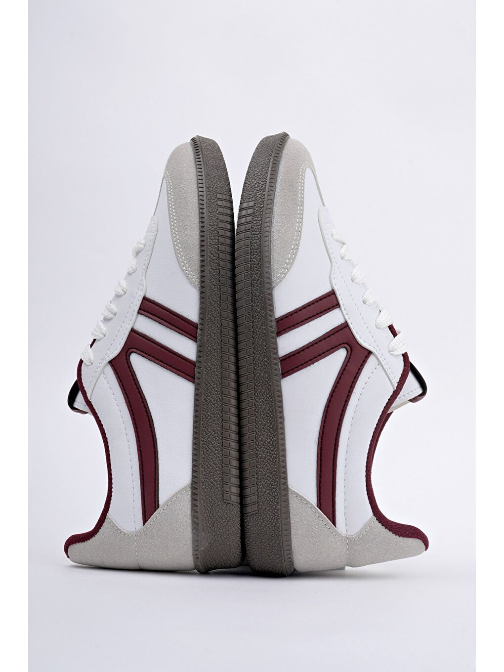 Beyaz GARCİA Unisex Ortopedik Günlük Bağcıklı Yürüyüş Koşu Sneaker Spor Ayakkabı-6