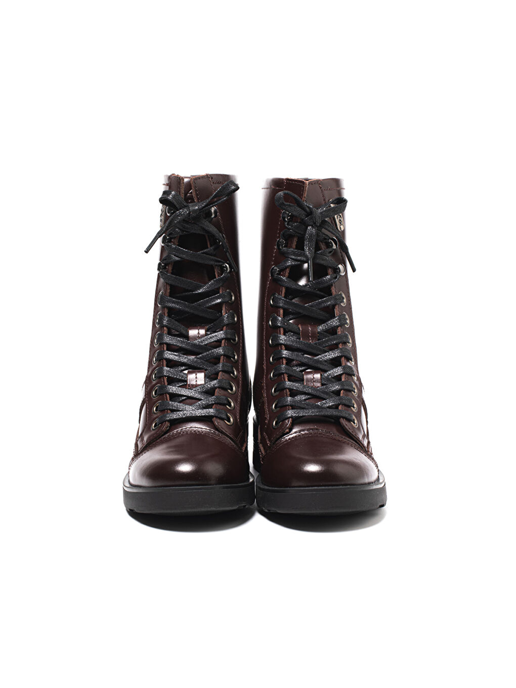 Bordo Kadın Çizme OXW002102 FRANK 0021 MID W LEATHER DK.Burgundy-5
