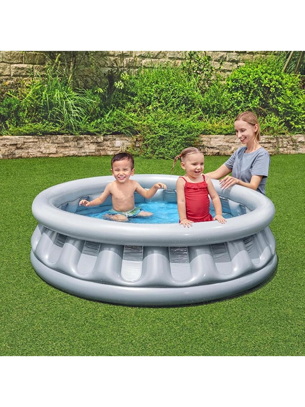 51080 Metalik Uzay Gemisi Şekilli Havuz 152x43 cm GKO-2