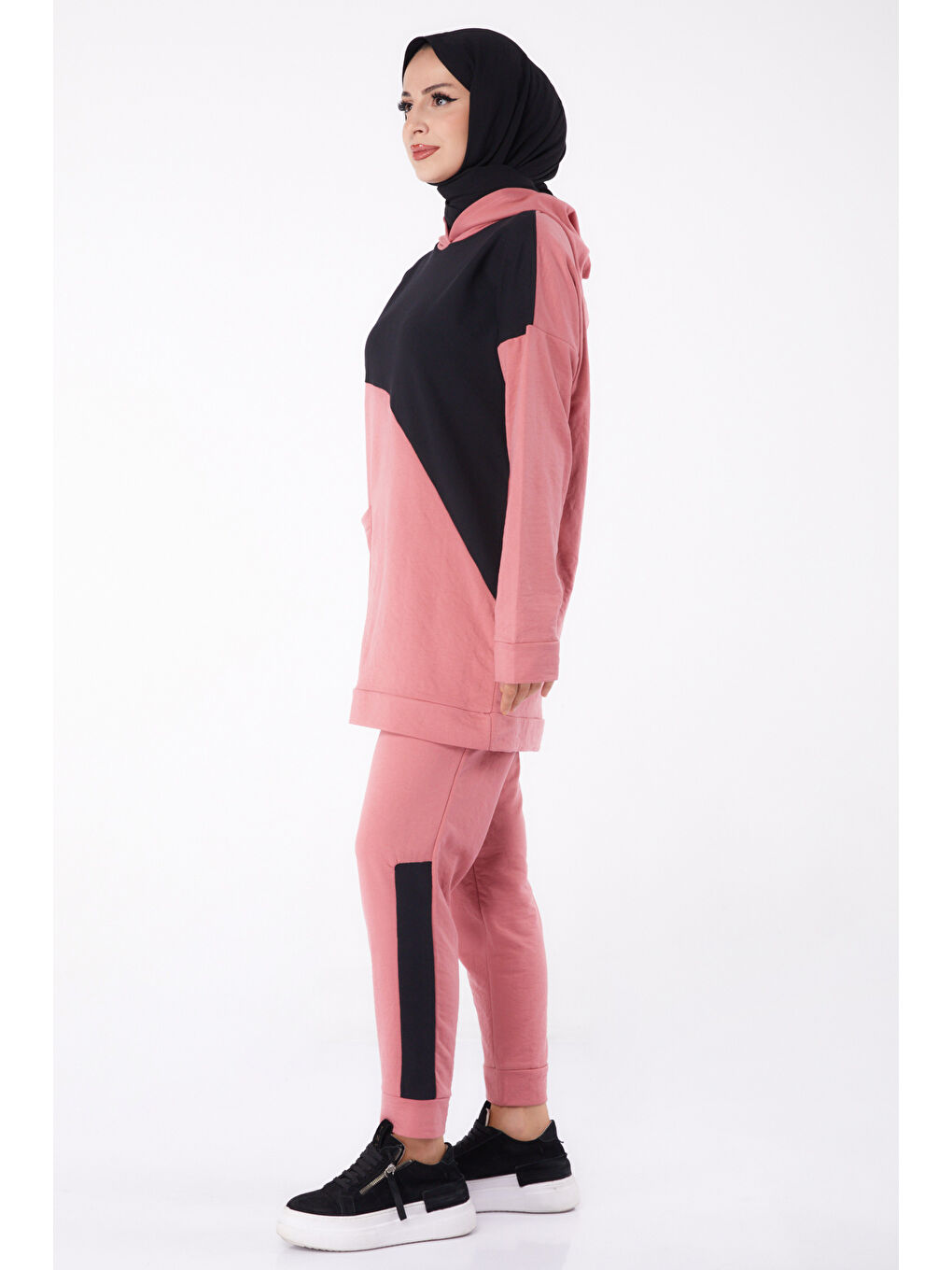 Pembe Garnili İkili Takım Gül - 13295-2