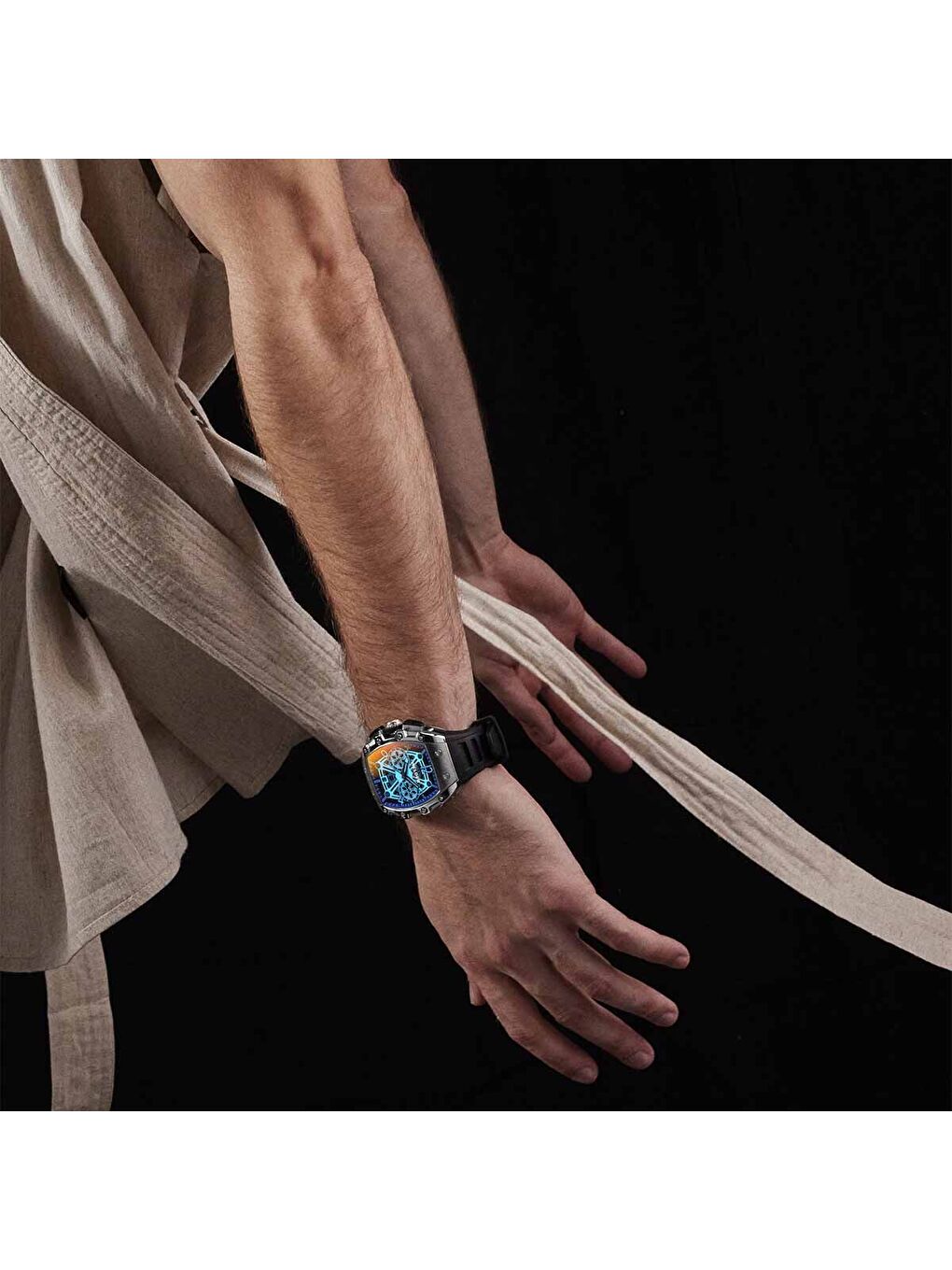 Siyah WRM2004-R Erkek Kol Saati-6