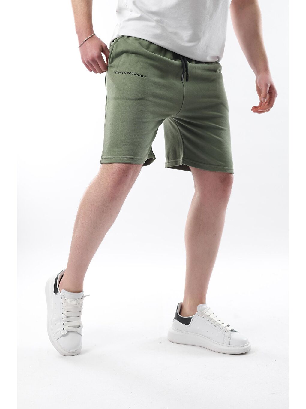 Haki Kapri Şort 5407-3