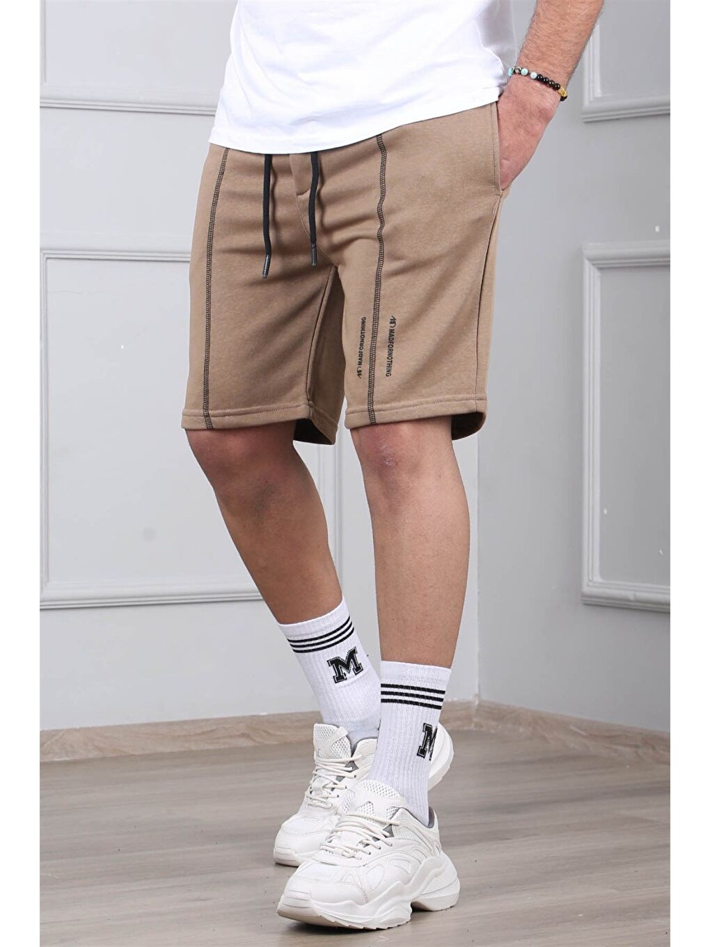 Kahverengi Kapri Şort 4849-1