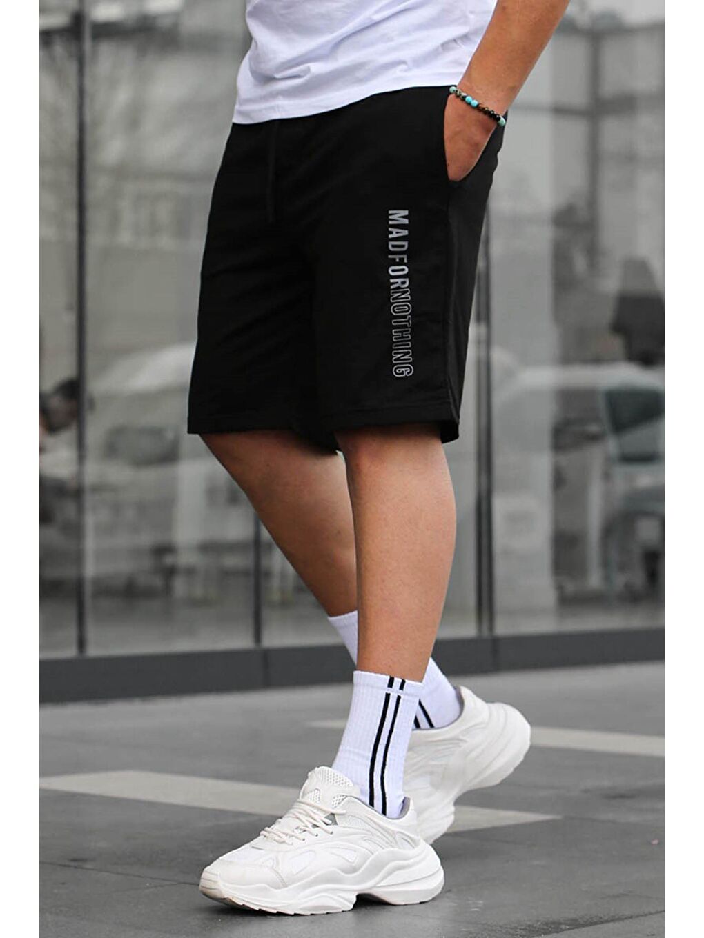 Siyah Kapri Şort 5403