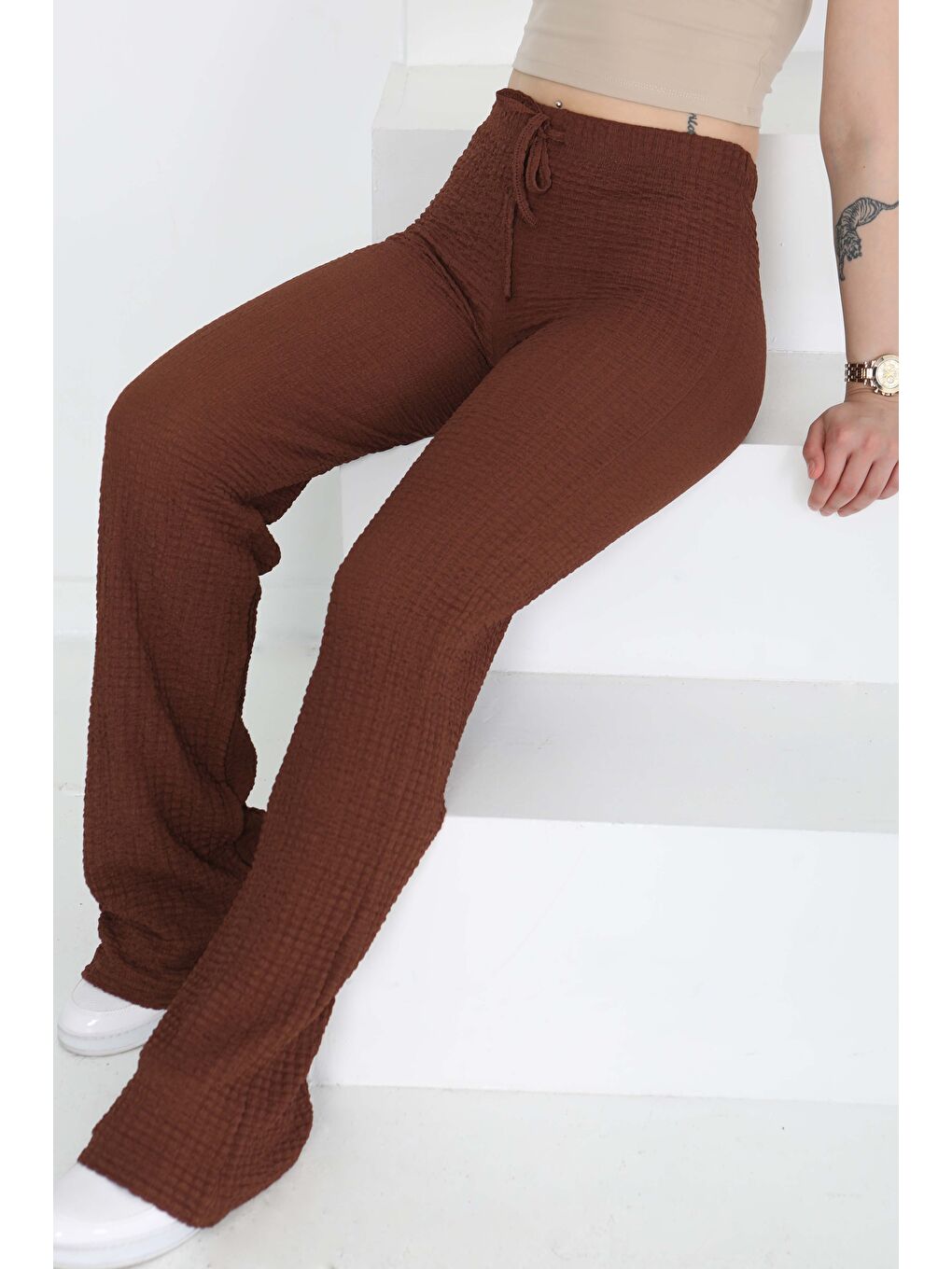 Kahverengi Salaş Pantolon Kahve - 27276