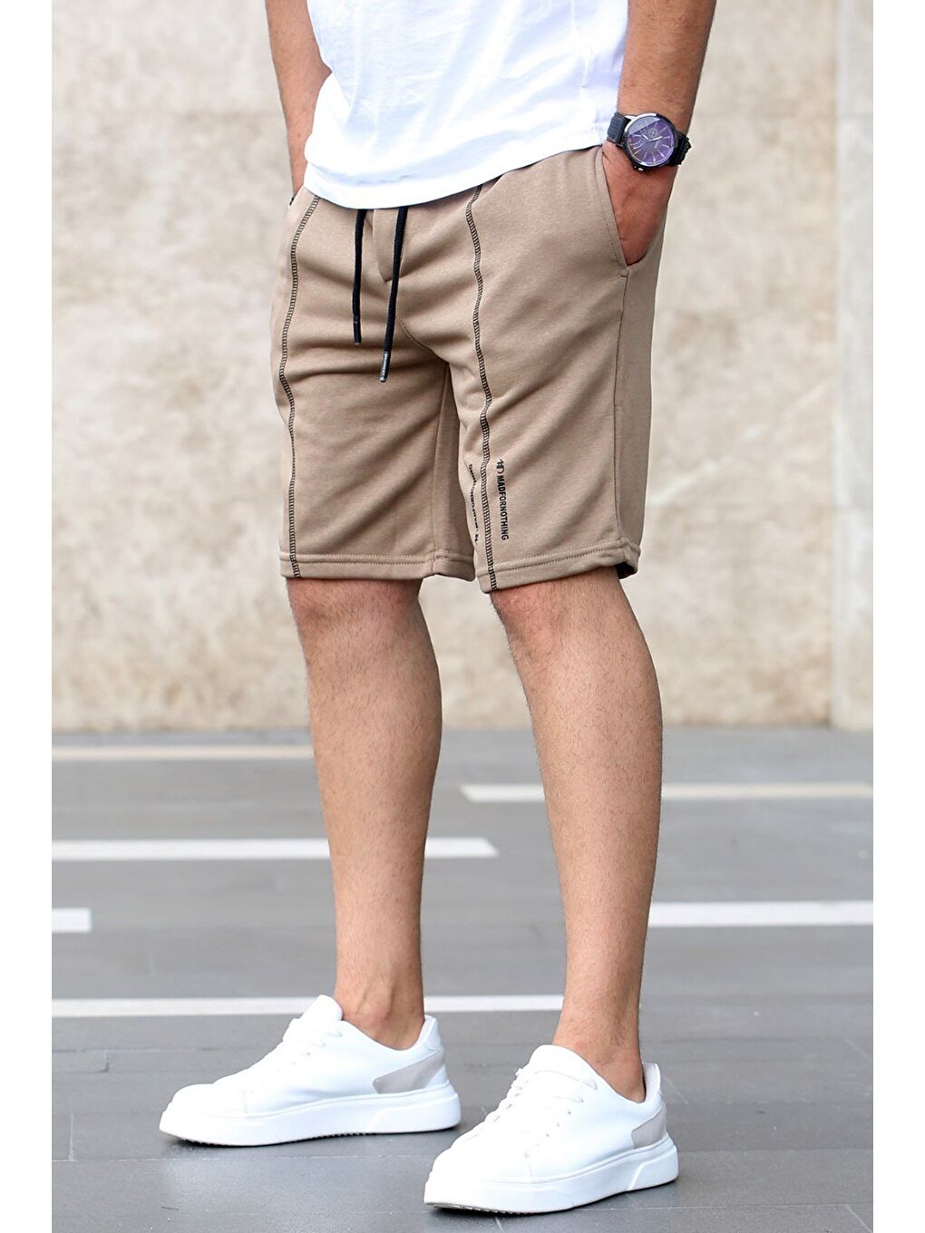 Kahverengi Kapri Şort 4849-3