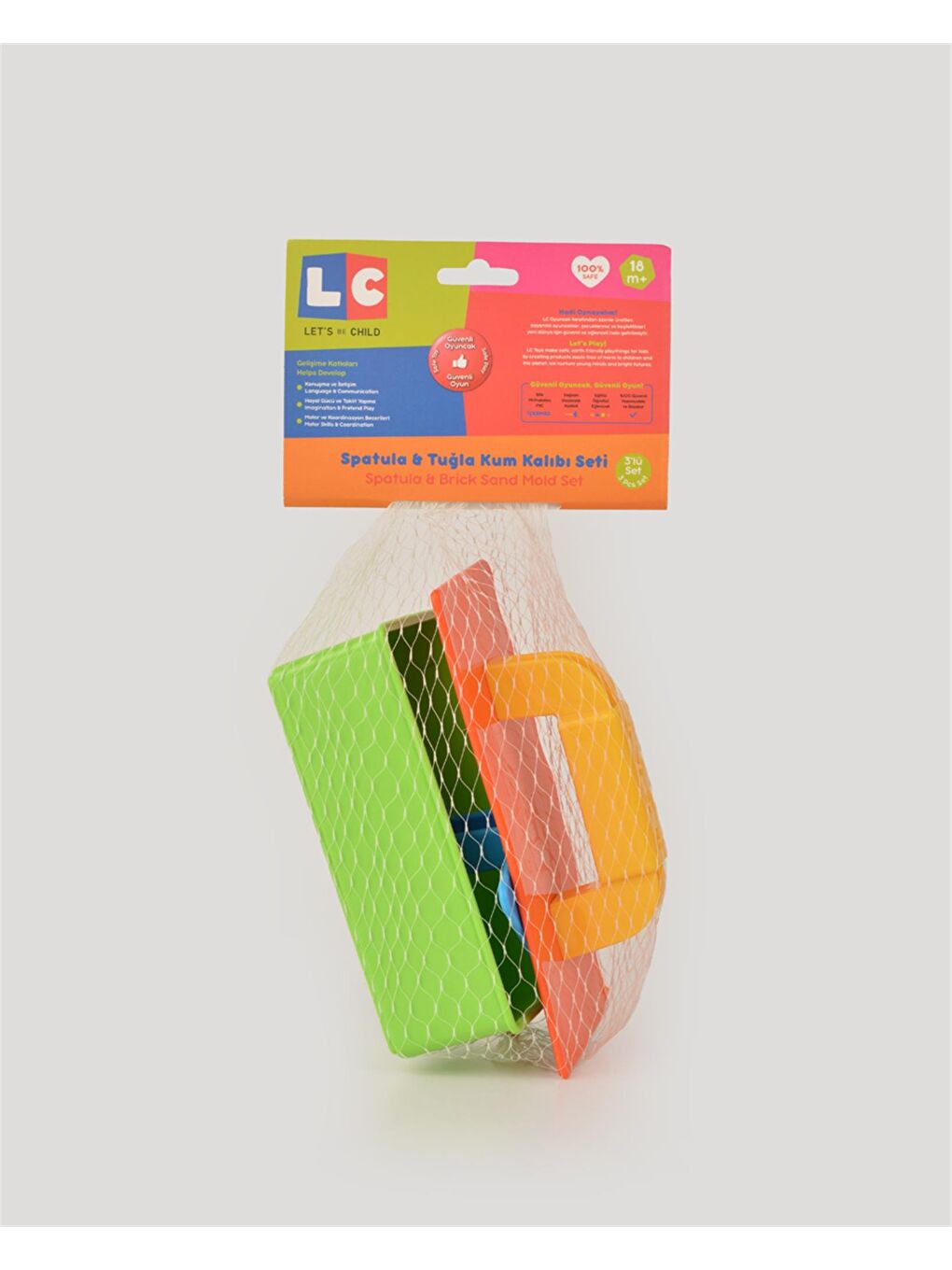 Oyuncak Spatula Ve Tuğla Kum Kalıbı-4