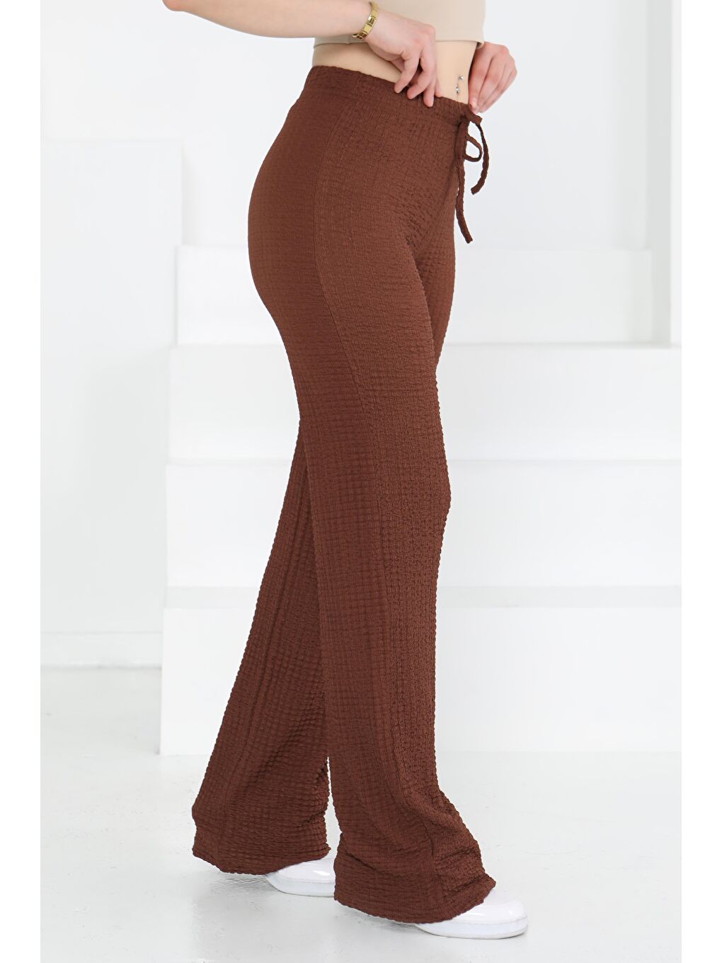 Kahverengi Salaş Pantolon Kahve - 27276-1