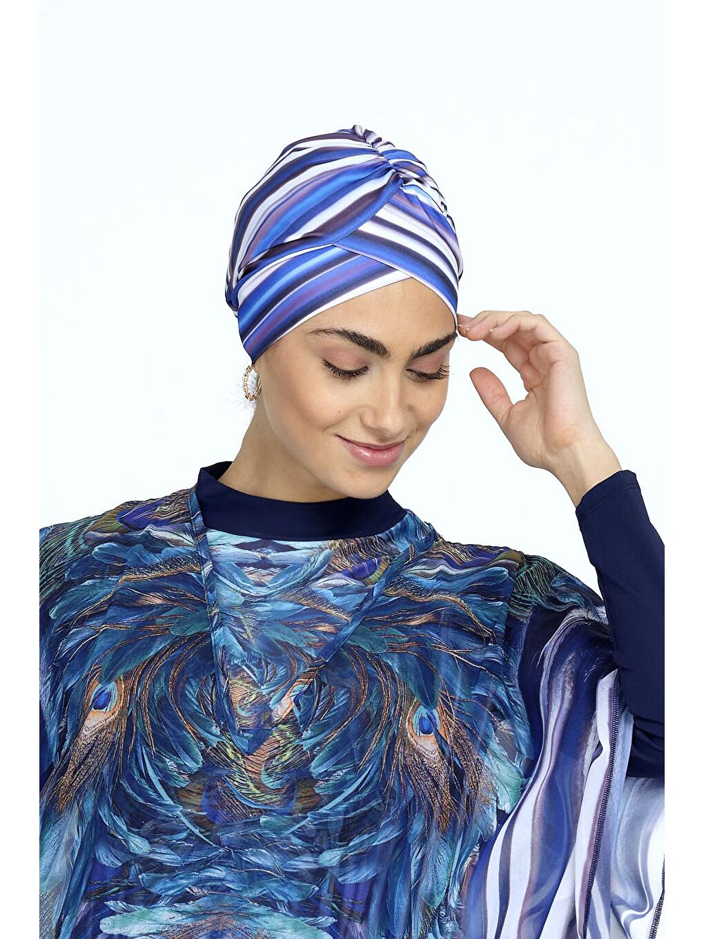 Beyaz Deniz Havuz Bonesi R-1002 Tavus-1