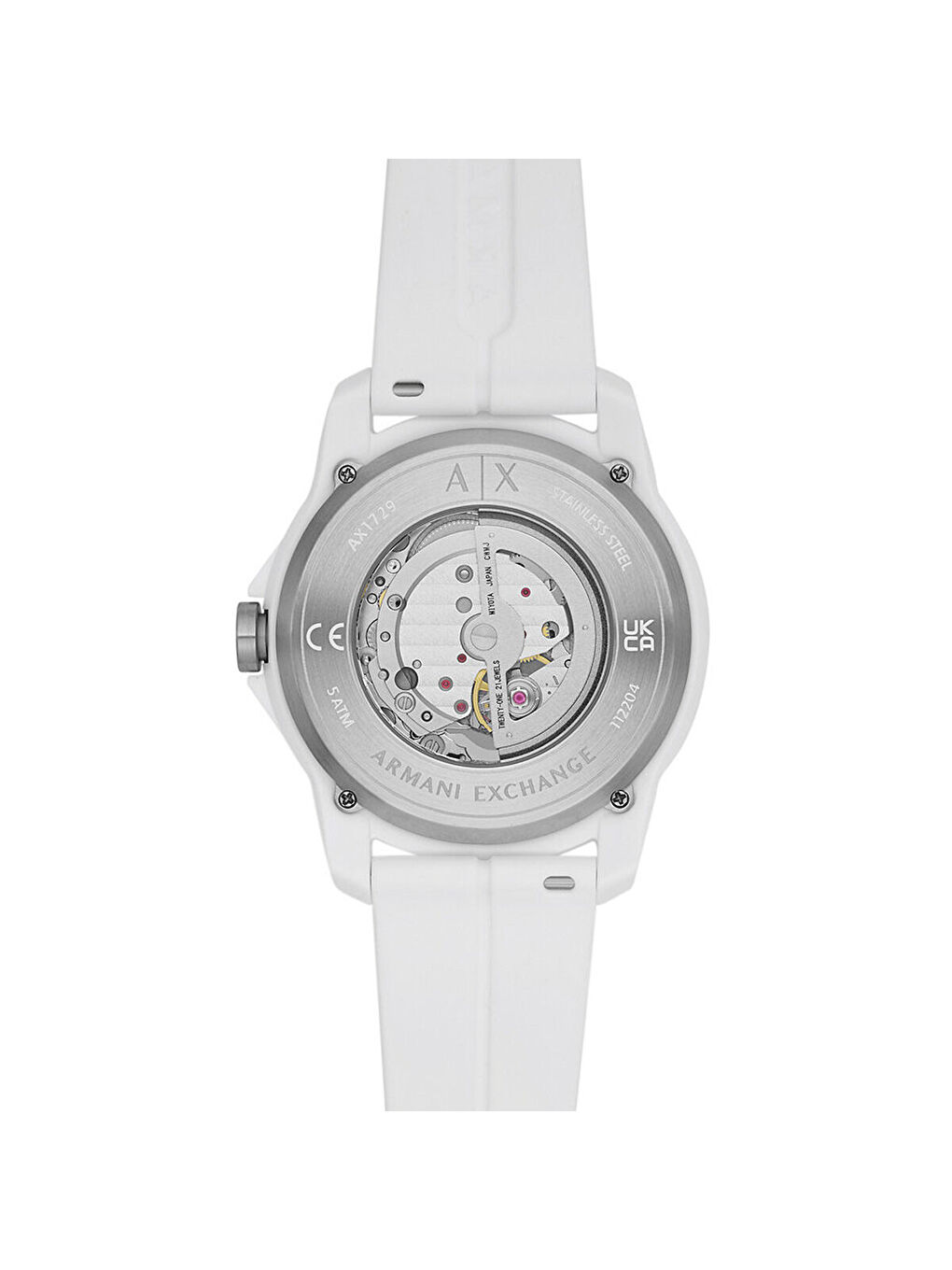 Beyaz AX1729 Erkek Kol Saati-3