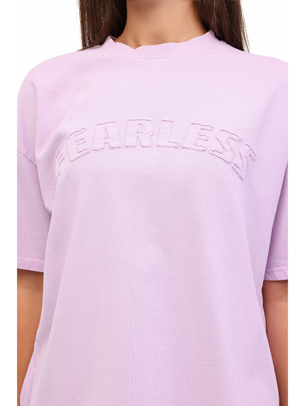 Mor WL GALE 11SY788 5PR Lila Kadın Kısa Kol T-Shirt-3