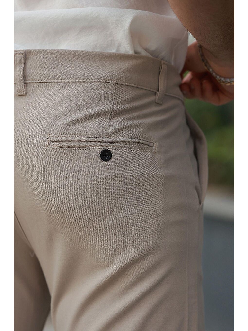 Bej Basic Erkek Pantolon E6576-5