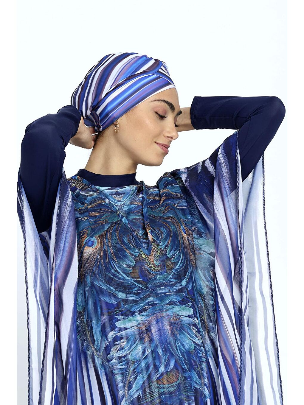 Beyaz Deniz Havuz Bonesi R-1002 Tavus-4