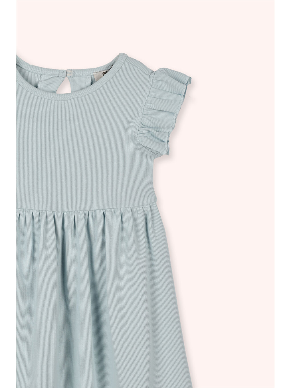 Kız Çocuk Elbise Mavi-3