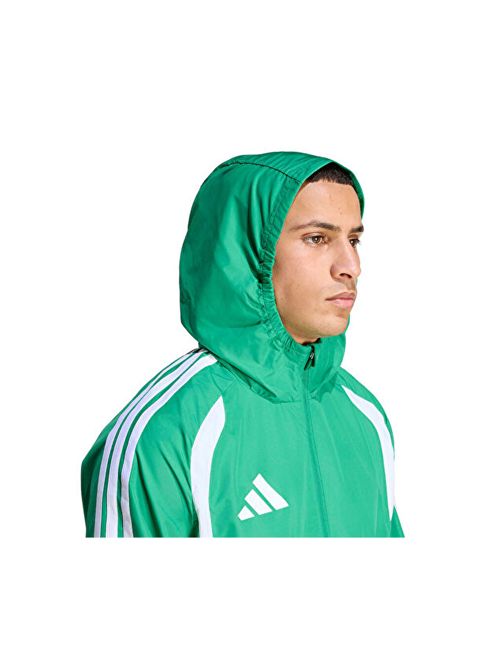 Tiro26c Aw Jkt Erkek Futbol Antrenman Yağmurluk Kb0136 Yeşil-3