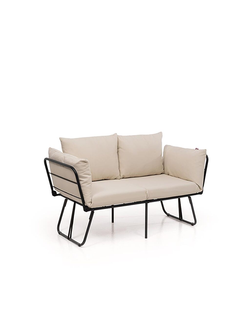 Viper İkili Katlanır Su Geçirmez Bahçe Koltuğu - Bej-2