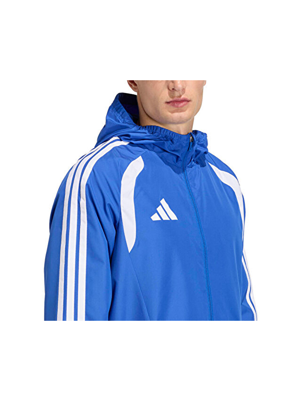 Tiro26c Aw Jkt Erkek Futbol Antrenman Yağmurluk Kb0135 Mavi-3