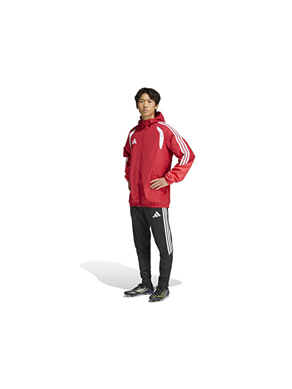Tiro26c Aw Jkt Erkek Futbol Antrenman Yağmurluk Kb0134 Kırmızı-4