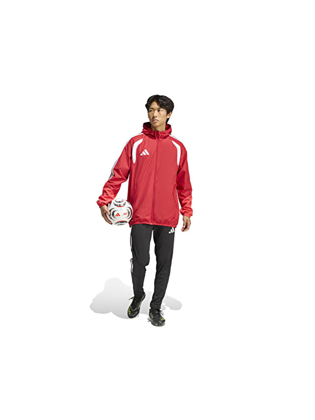 Tiro26c Aw Jkt Erkek Futbol Antrenman Yağmurluk Kb0134 Kırmızı-5